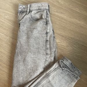 Grey Mom Jeans